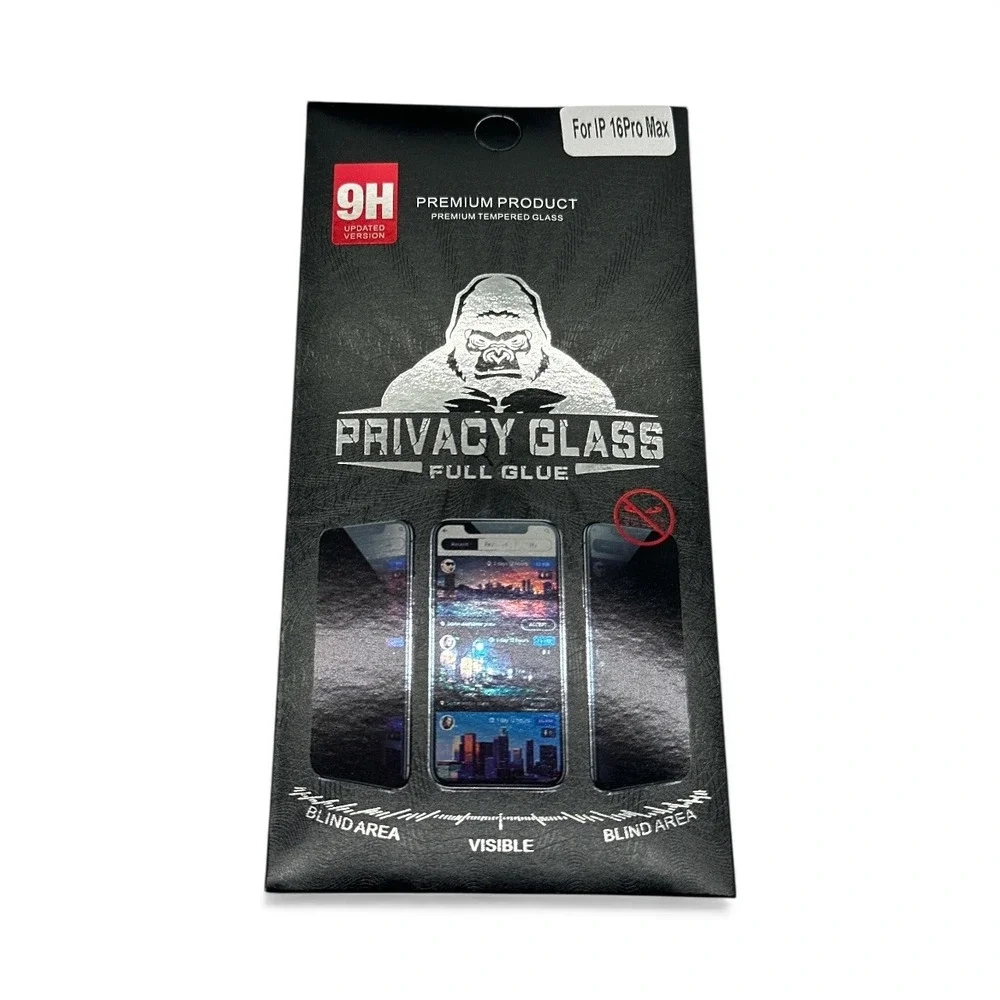iPhone 16 Pro Max, 5 Pack, Premium‎ Privacy Glass Screen Protectors
